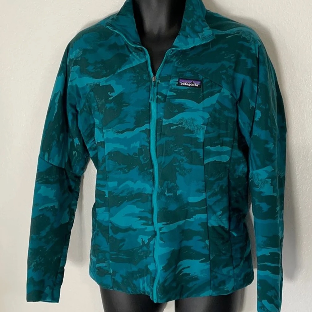 EUC - Patagonia Nano Air Jacket Blue Camo